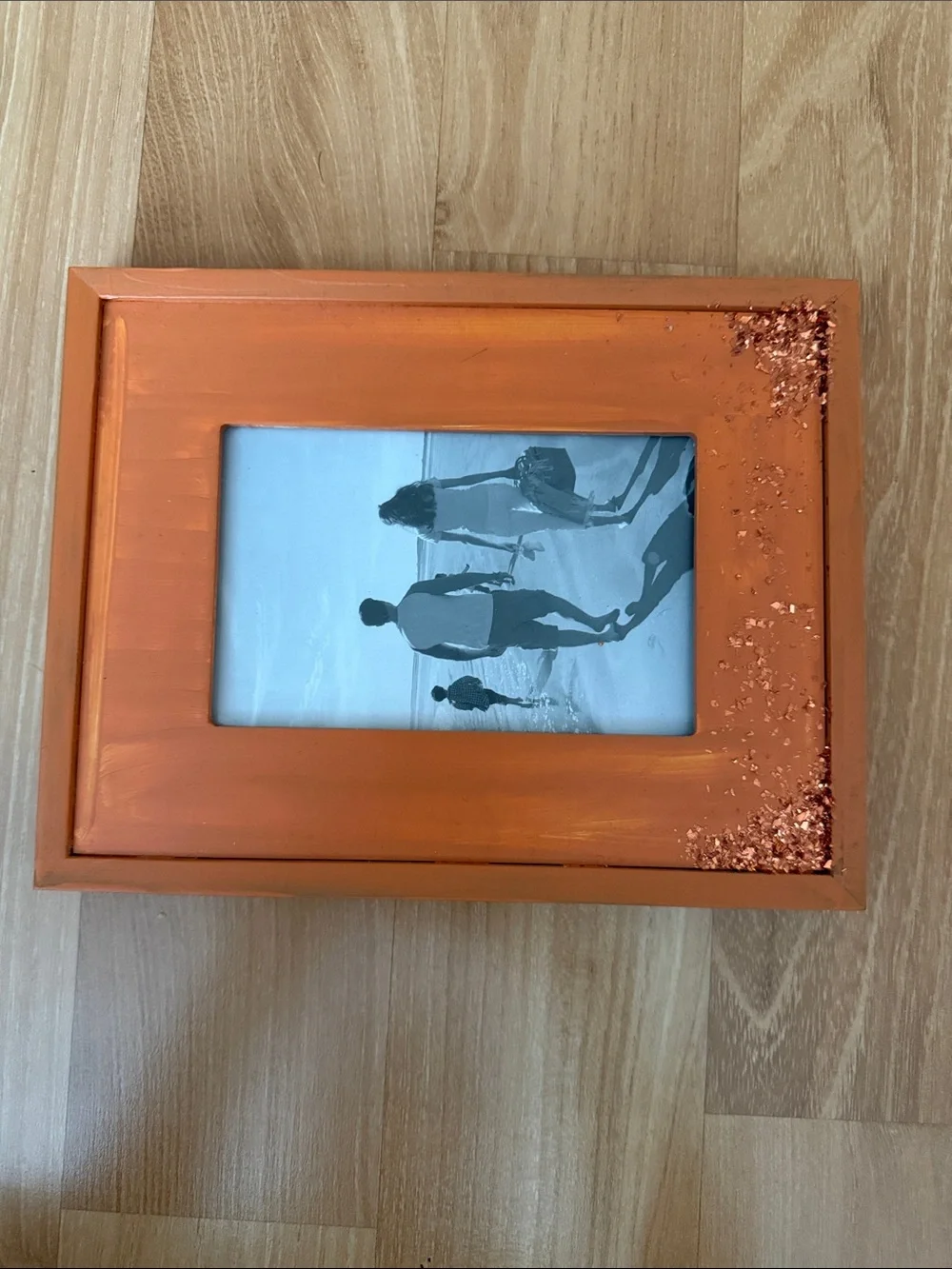 Vintage bright orange